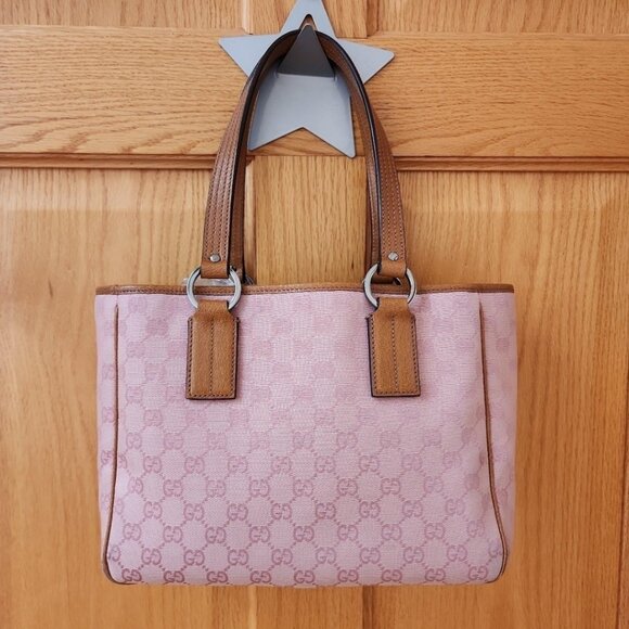 Gucci Canvas and Leather Tote - Picture 1 of 12